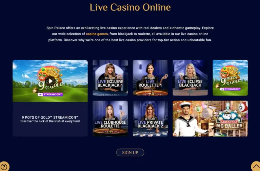 Spinpalace casino